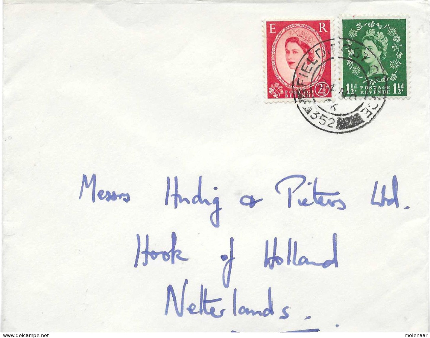 Postzegels > Europa > Groot-Brittannië >1952-2022 Elizabeth II >Brief Met No, 259-261 Field Post Office 352 (17493) - Cartas & Documentos