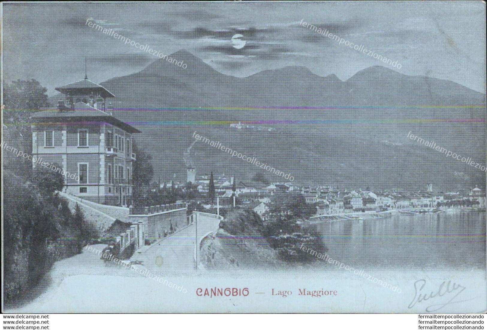 Ar444 Cartolina Cannobio Lago Maggiore Provincia Di Verbania - Biella