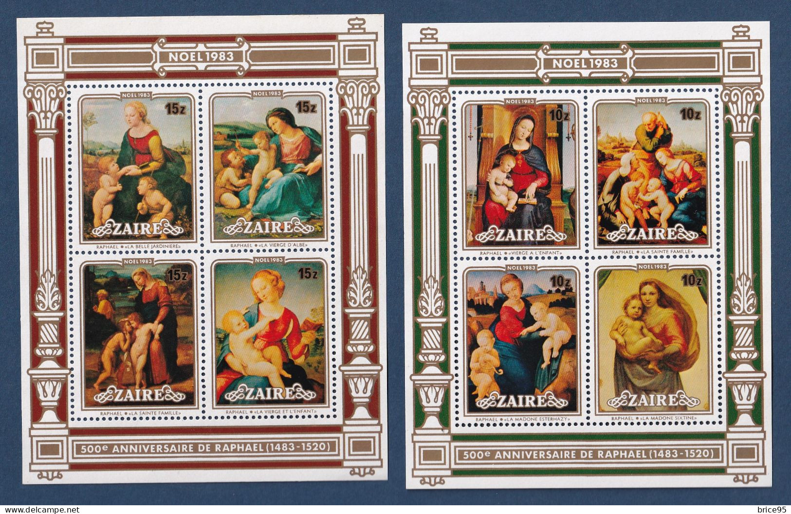 Zaïre - YT Bloc N° 32 Et 33 ** - Neuf Sans Charnière - 1983 - Unused Stamps