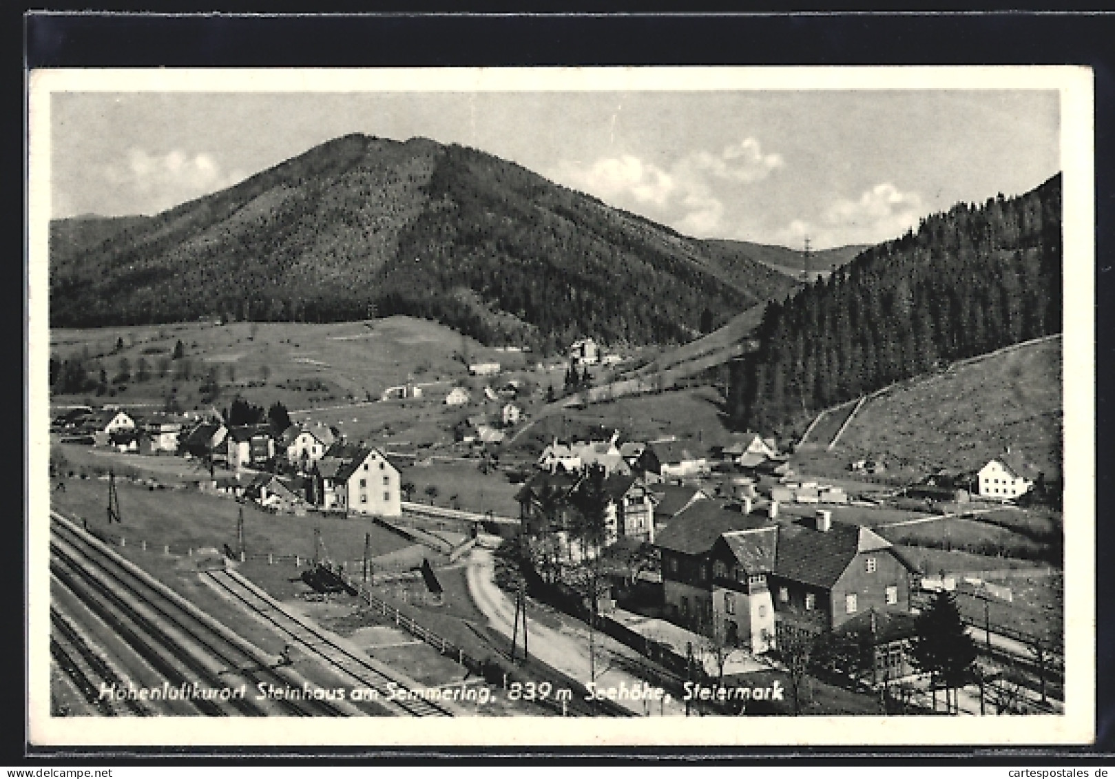 AK Steinhaus Am Semmering, Ortsansicht Aus Der Vogelschau  - Sonstige & Ohne Zuordnung