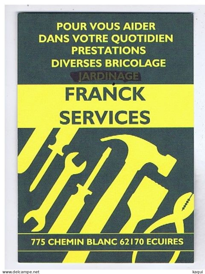 PUBLICITE - PAS De CALAIS - ECUIRES - Franck Services - Advertising