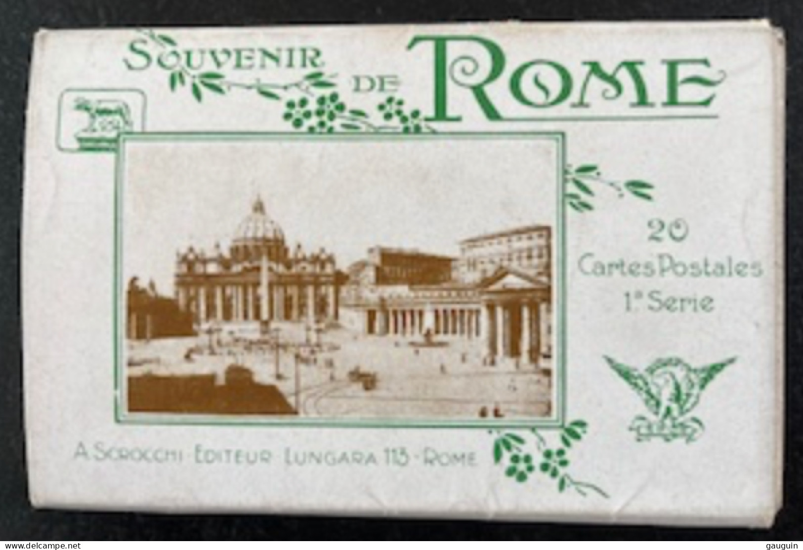CPA - ROMA - Carnet 20 Vues Incomplet (1 CP Manquante) - Edition A.Scrocchi - Other Monuments & Buildings