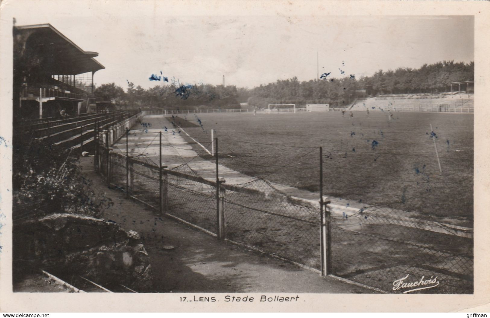 LENS LE STADE BOLLAERT 1949 CPSM 9X14 TBE - Lens