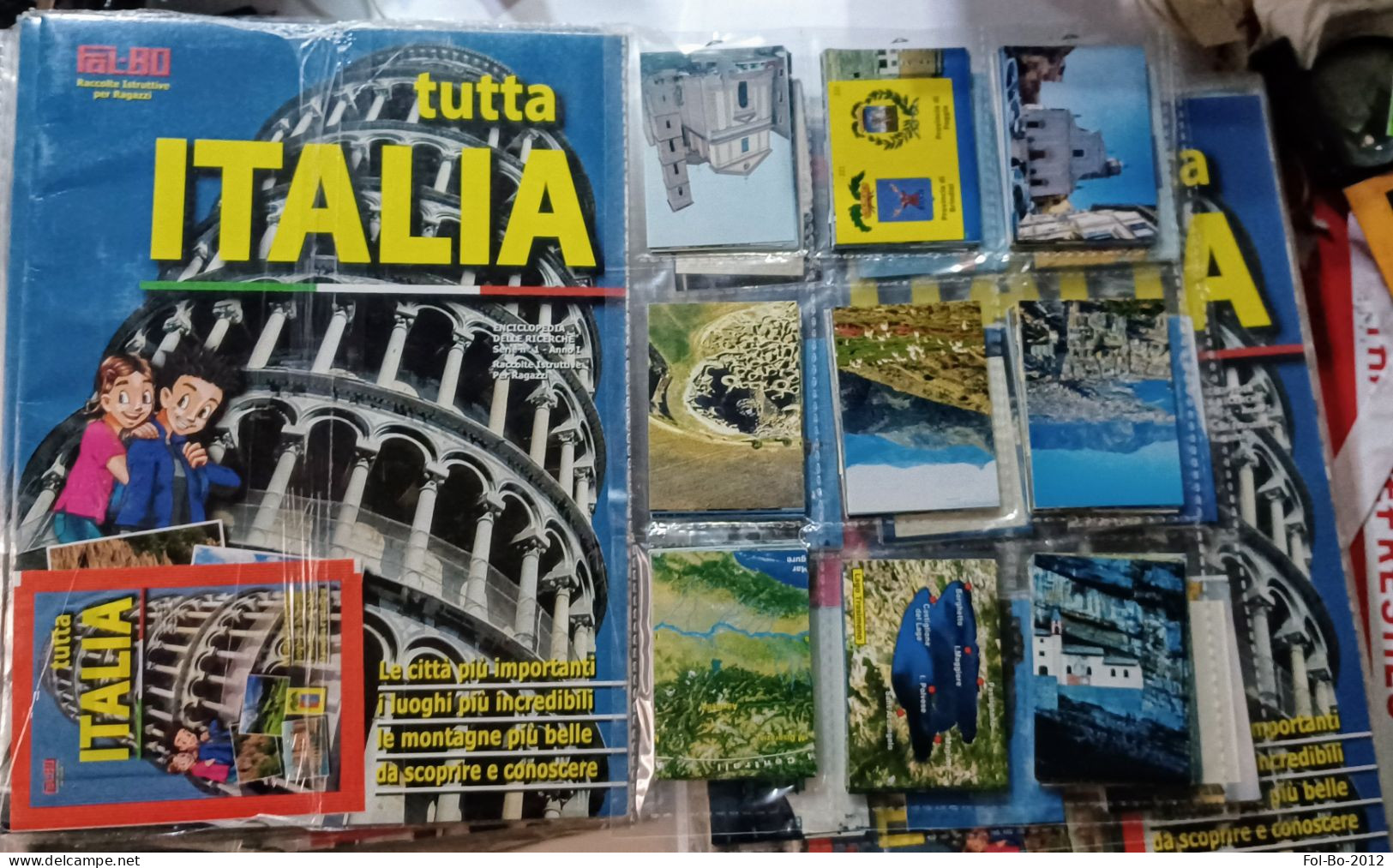 Tutta Italia ,torre Di Pisa.album+set Completo Figurine FOL.BO. 2009 - Andere & Zonder Classificatie