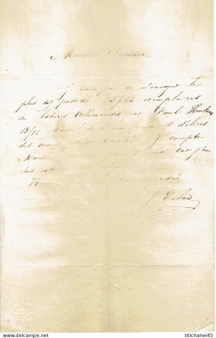 N°6 En Paire Horizontale Margée S/LAC Obl. P24 BRUXELLES Belle Frappe (13 DEC 1853) Vers LIEGE - 1851-1857 Medallones (6/8)