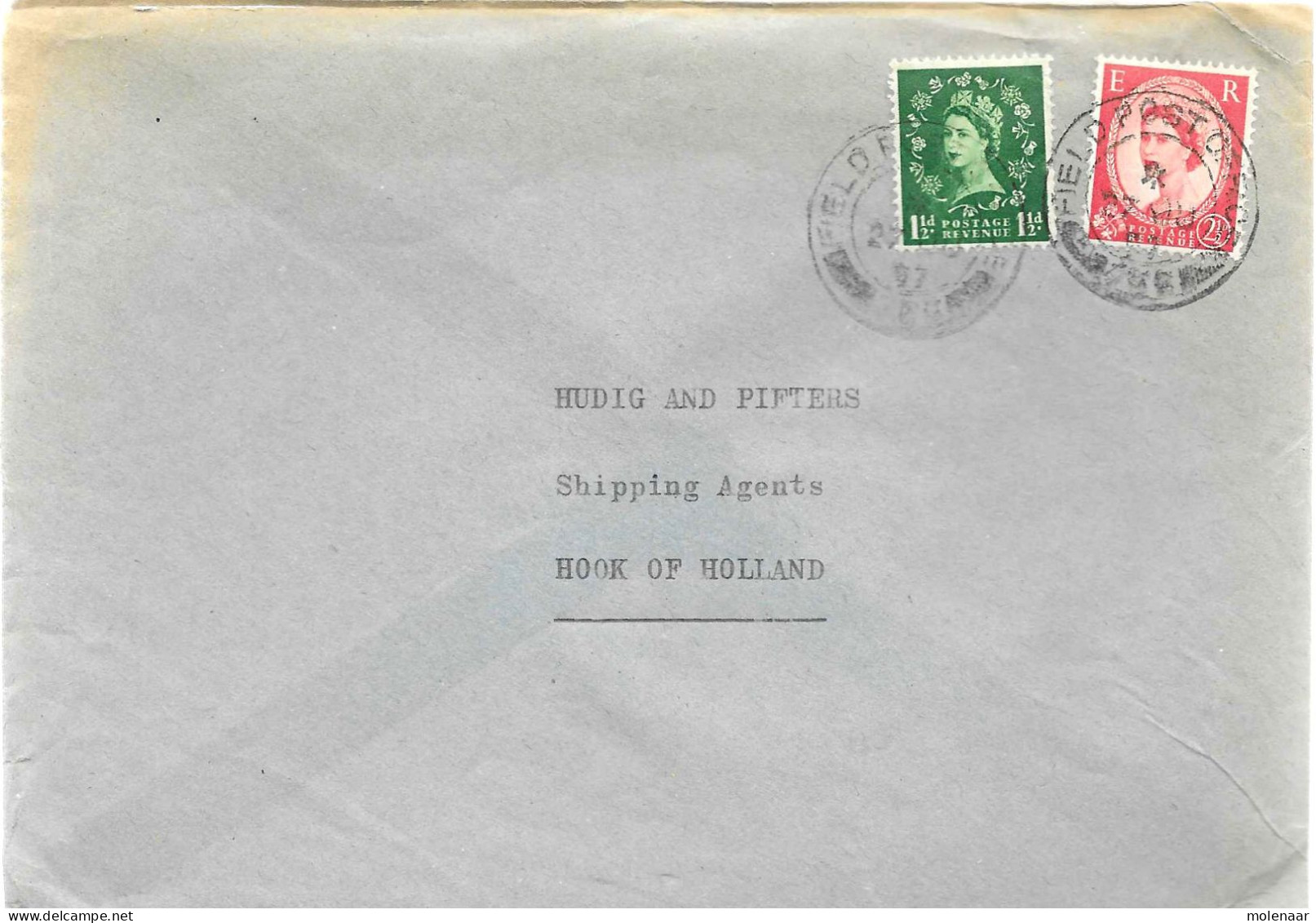 Postzegels > Europa > Groot-Brittannië >1952-2022 Elizabeth II >Brief Met No, 259-261 Field Post Office 755 (17499) - Storia Postale