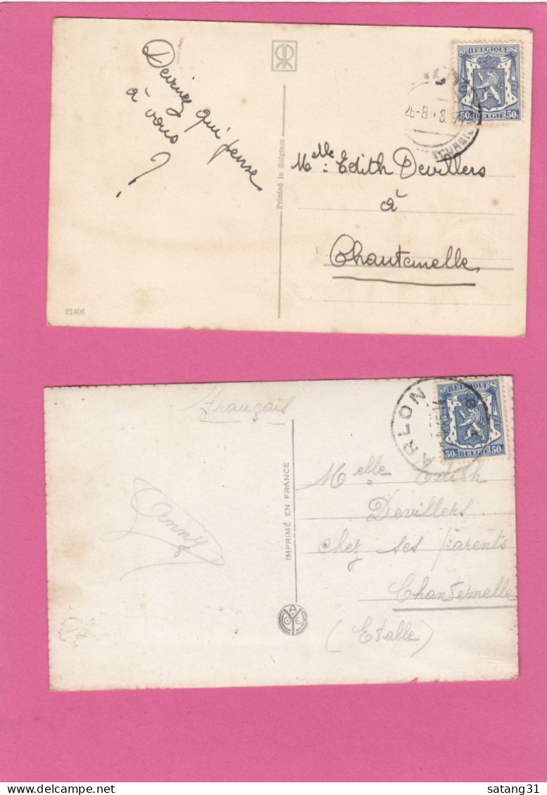 2 CARTES, PENSEE ET AMITIES D'ARLON. - Arlon