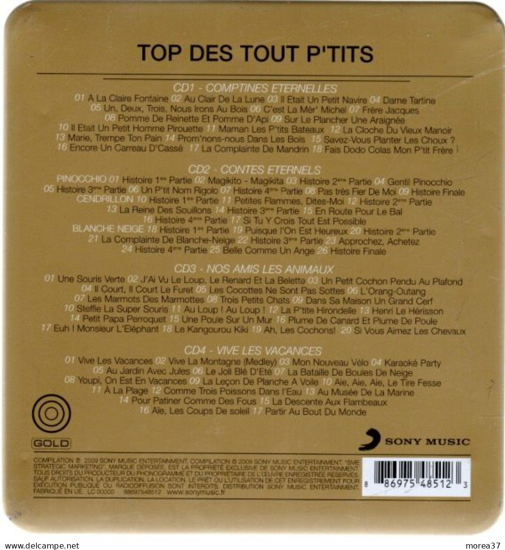 TOP DES TOUT P'TITS   4 Cds   (CD 03) - Enfants