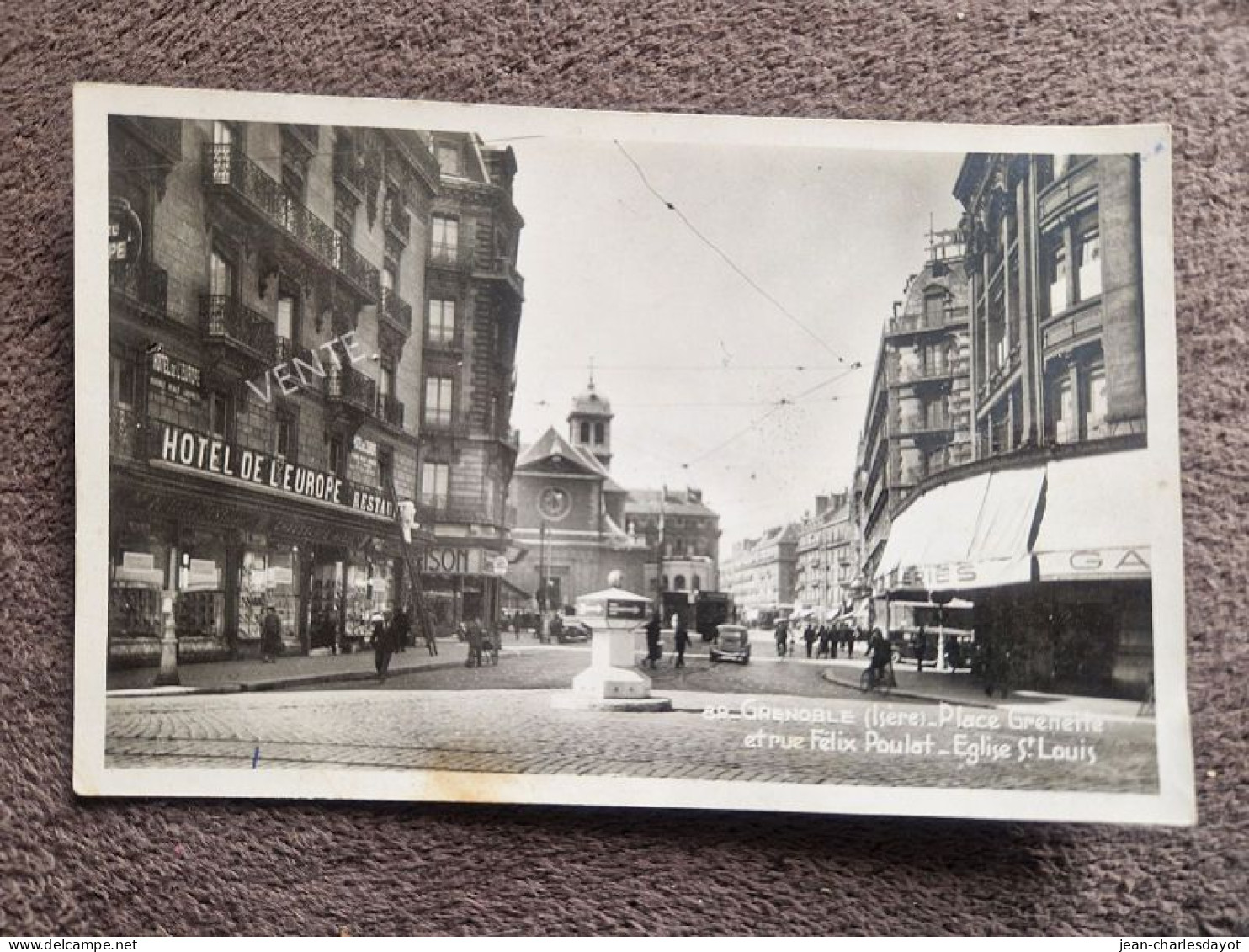 Carte Postale GRENOBLE : Place Grenette - Grenoble