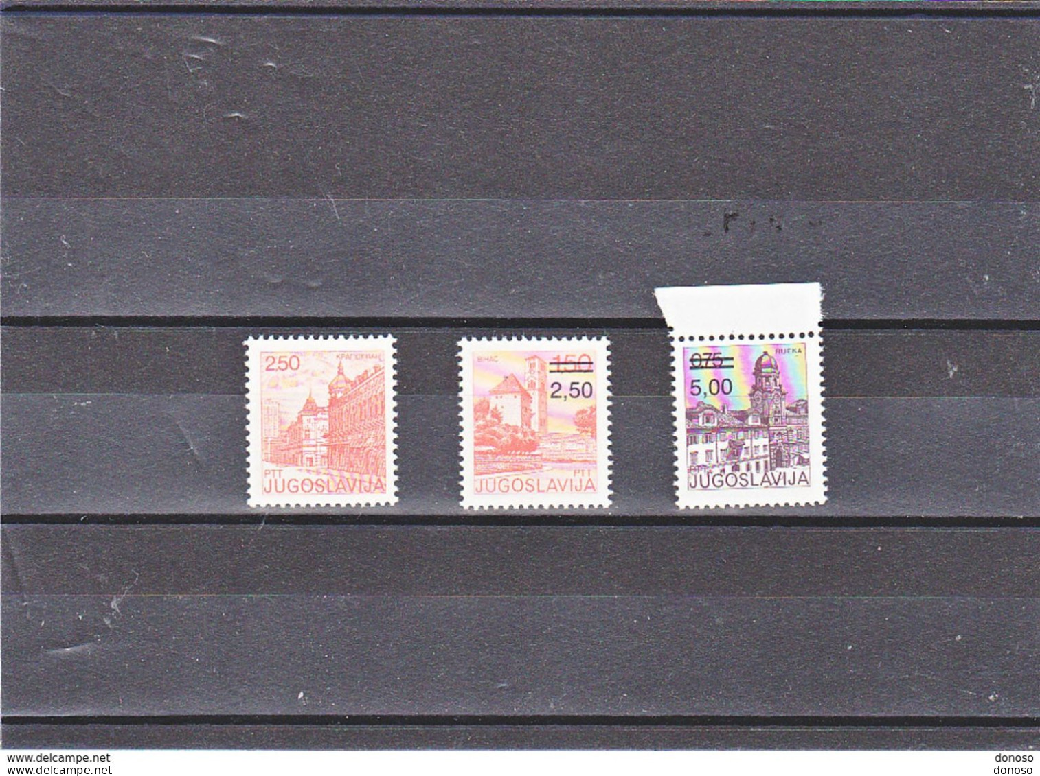 YOUGOSLAVIE 1979-1980 TOURISME  Yvert 1729-1731 NEUF** MNH Cote 4,50 Euros - Neufs