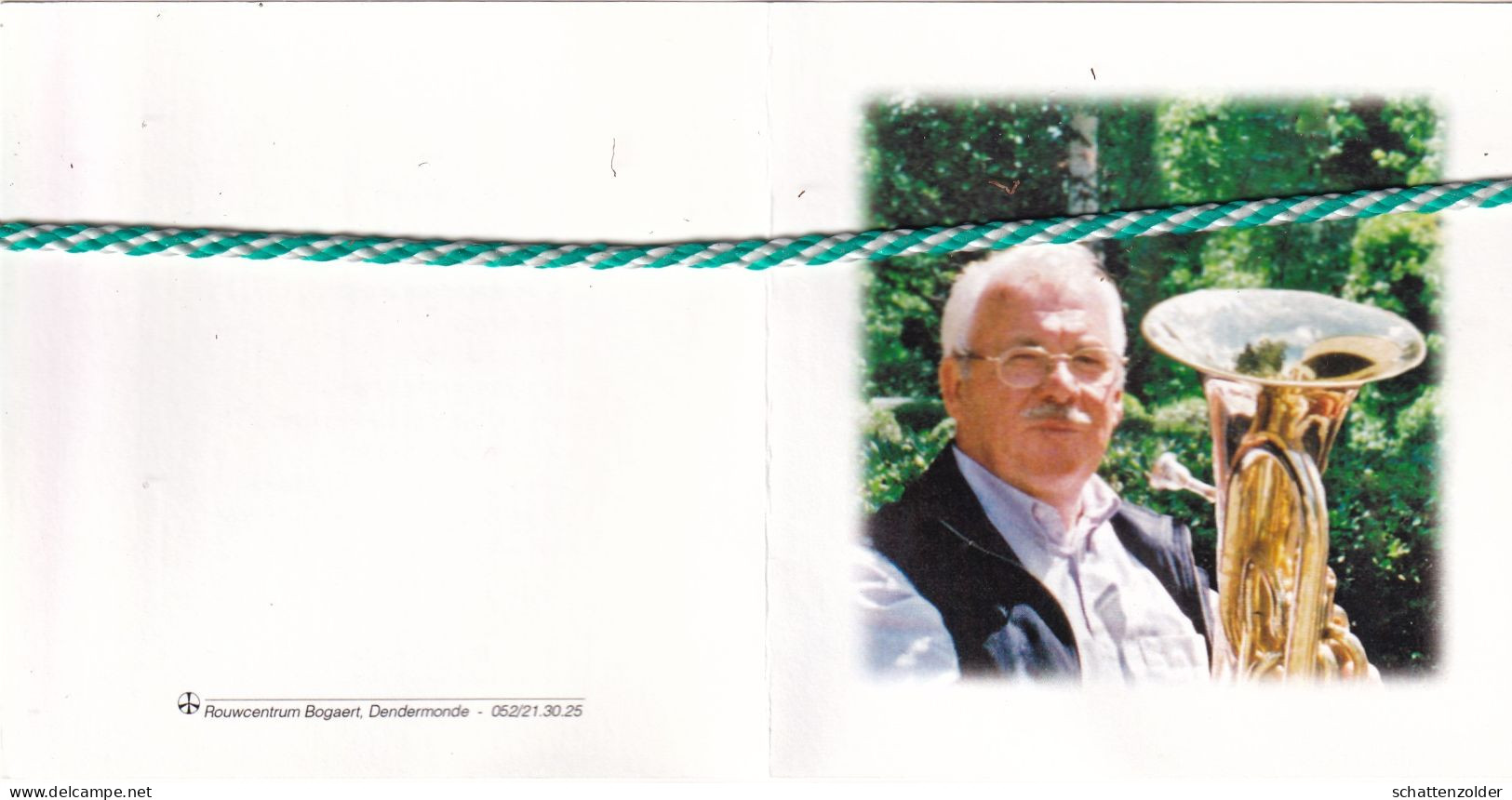 Clement Heyvaert-Ledegen, Oudegem 1935, 2013. Foto Muzikant - Obituary Notices