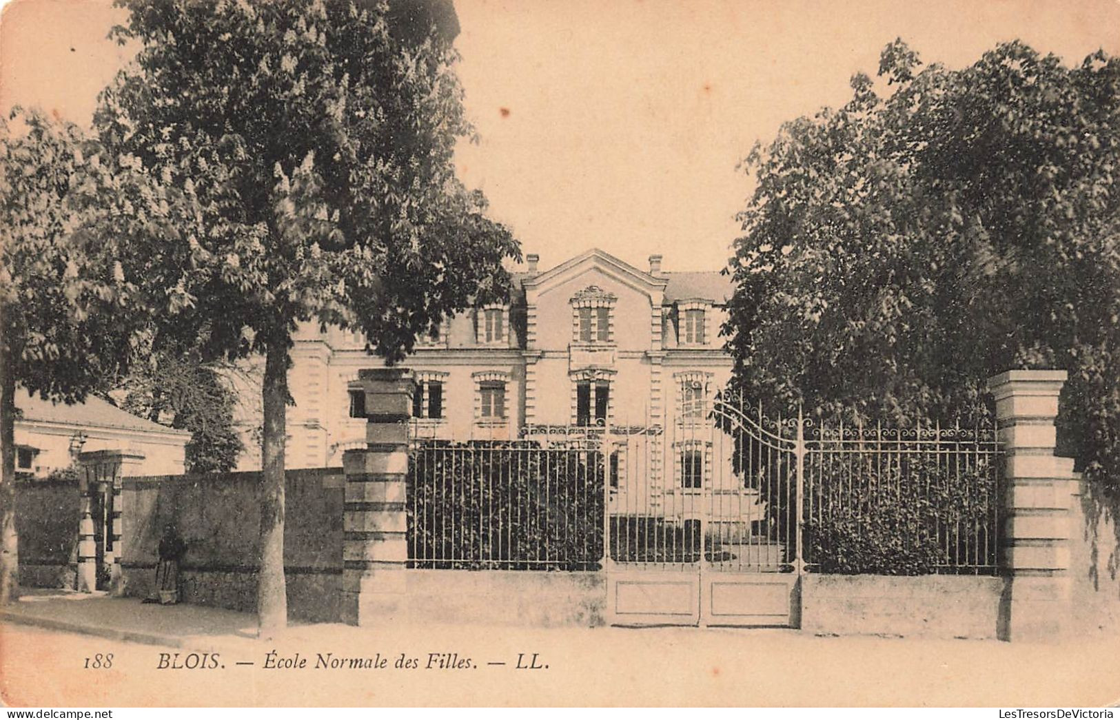 FRANCE - Blois - Ecole Normale Des Filles - Carte Postale Ancienne - Blois