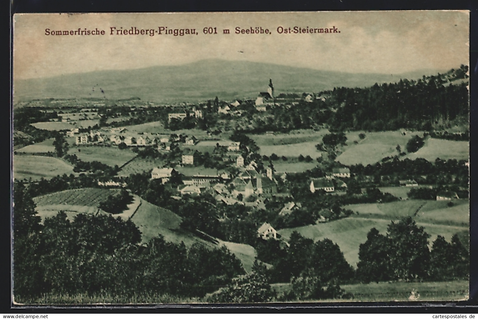AK Friedberg-Pinggau /Ost-Steiermark, Ortsansicht Aus Der Vogelschau  - Autres & Non Classés