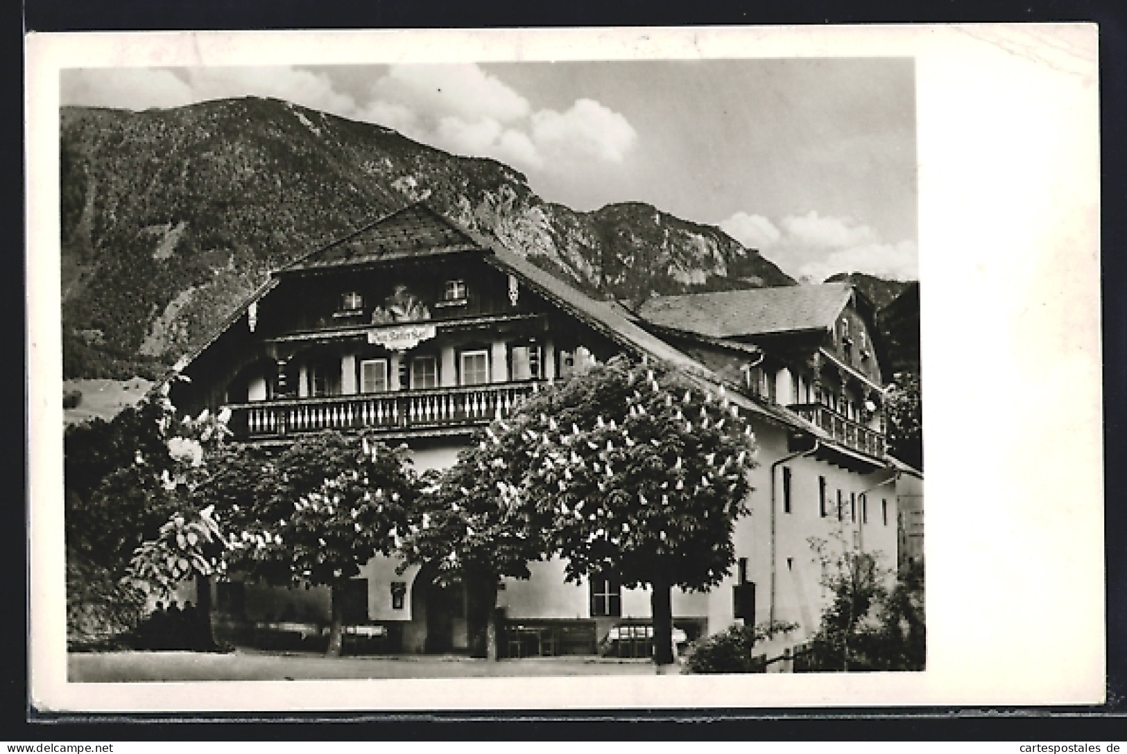 AK Grossgmain, Grenz Gasthof Kaiser Karl, Untersberg Im Hintergrund  - Otros & Sin Clasificación