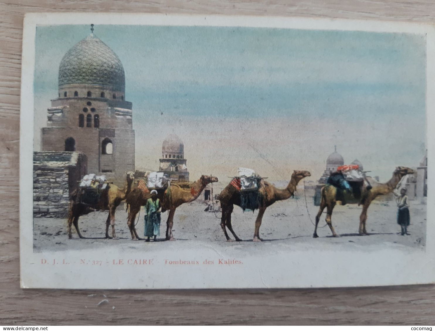 CPA ANCIENNE EGYPTE- LE CAIRE TOMBEAUX DES KALIFES CARAVANE - Cairo