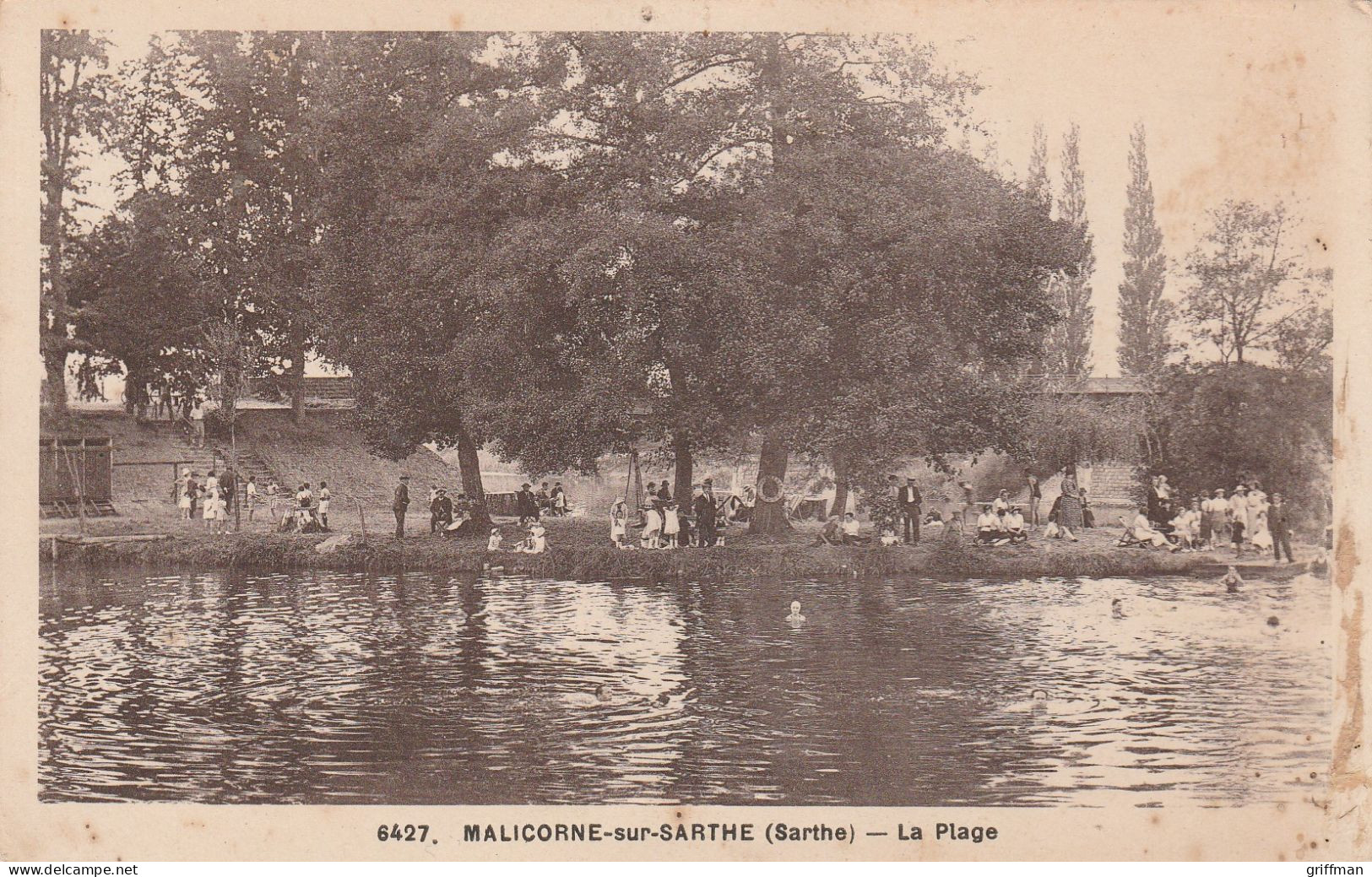 MALICORNE SUR SARTHE LA PLAGE TBE - Malicorne Sur Sarthe