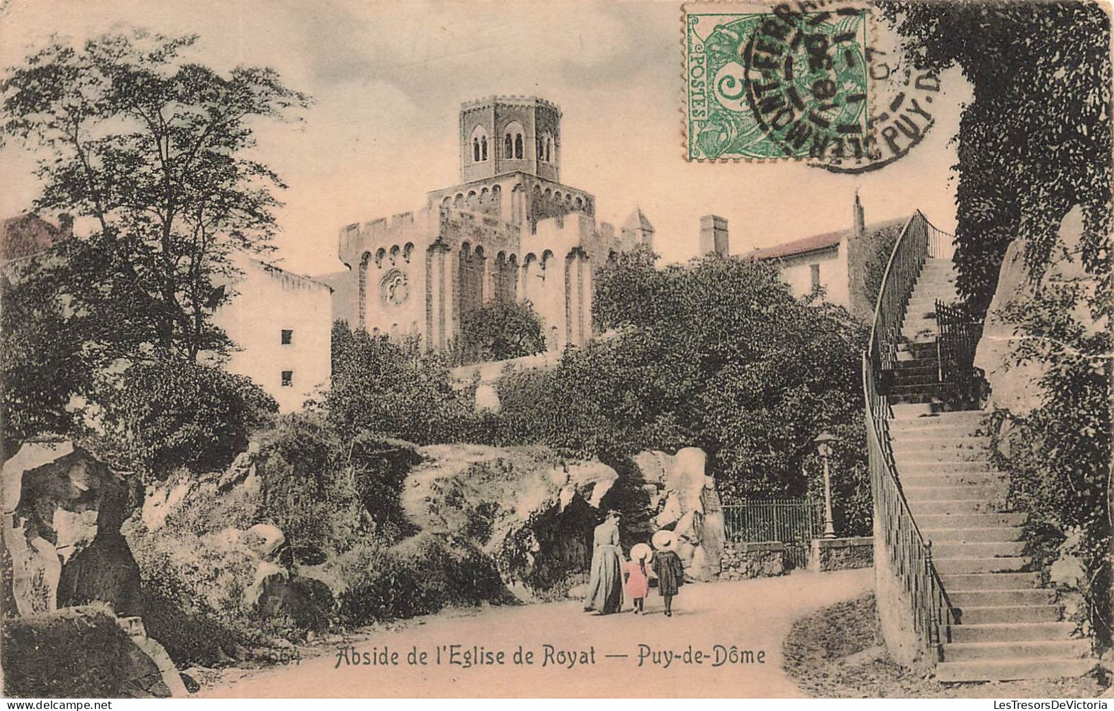 FRANCE - Royat - Abside De L'église De Royat - Carte Postale Ancienne - Royat