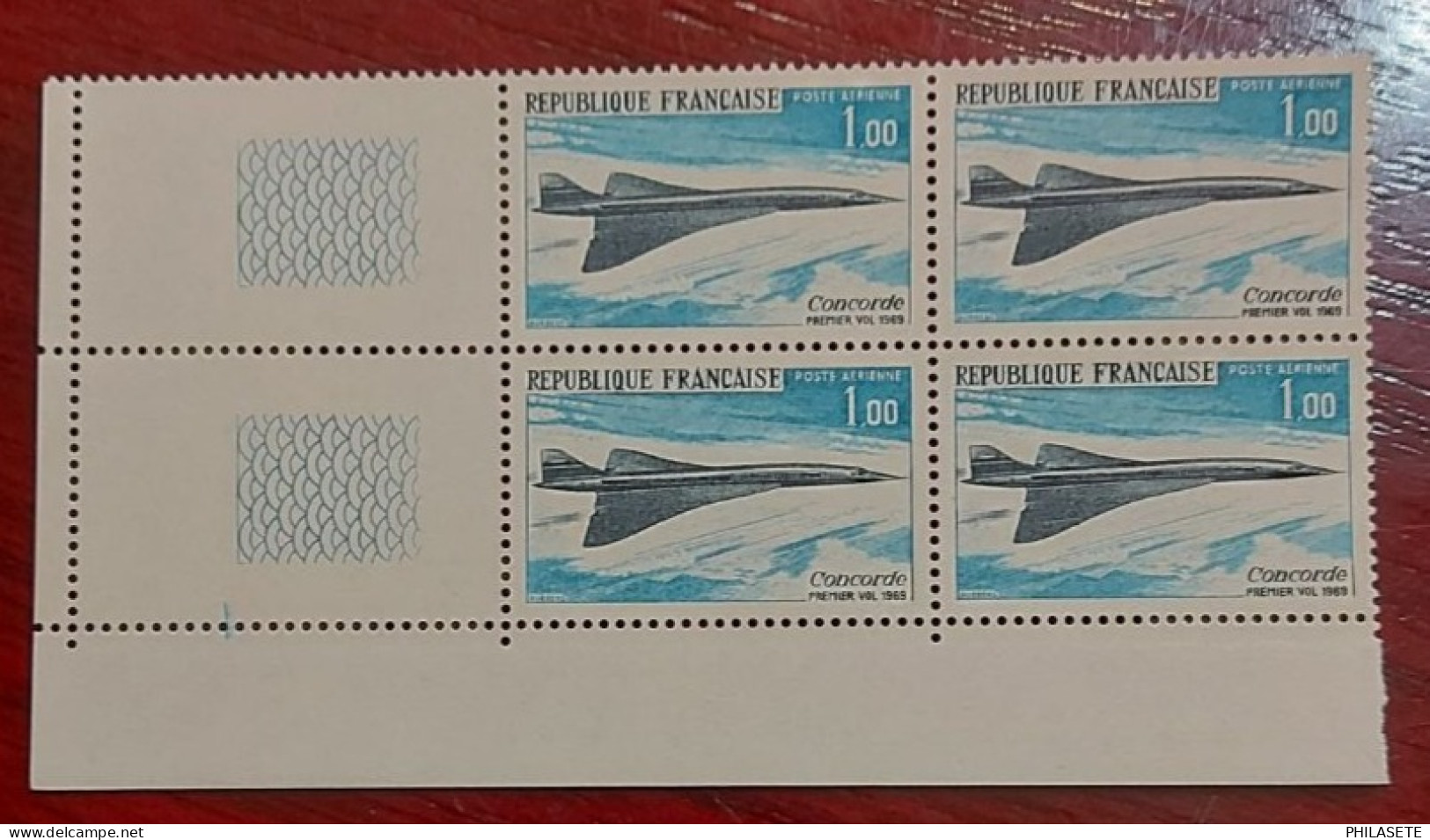 France Bloc De 4 Timbres Neuf** YV PA N° 43 Concorde - Ungebraucht