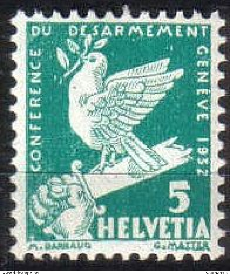 1932 Zu 185 / Mi 250 / YT 254 ** / MNH Conférence Du Désarmement Voir Description - Nuovi