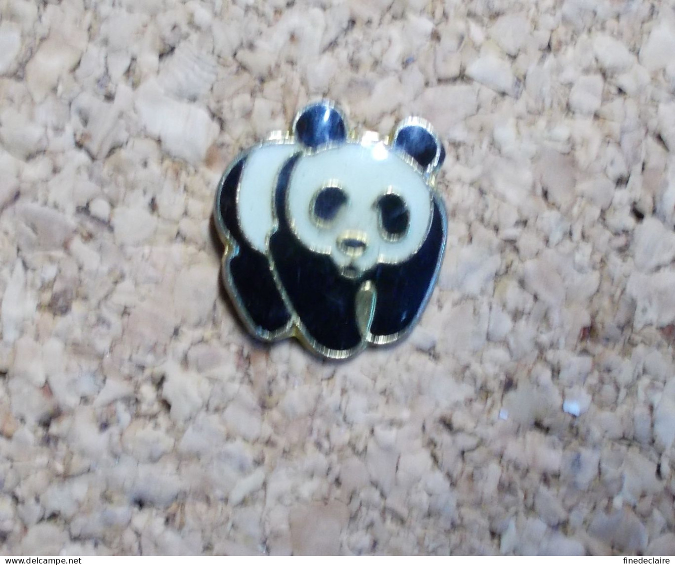 Pin's - Mini Panda Noir Et Blanc - Résine - Dieren