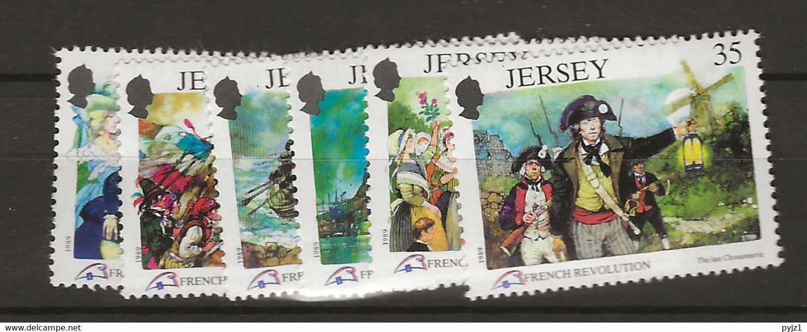 1989 MNH Jersey Mi 485-90 Postfris** - Jersey