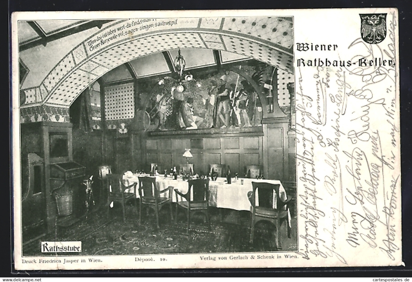 AK Wien, Wiener Rathauskeller, Rathsstube  - Other & Unclassified