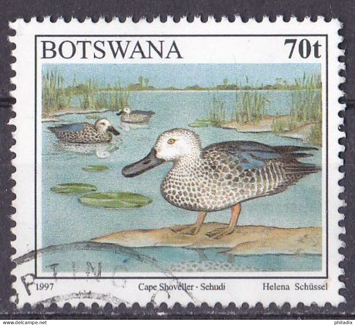 Botswana Marke Von 1997 O/used (A5-16) - Botswana (1966-...)