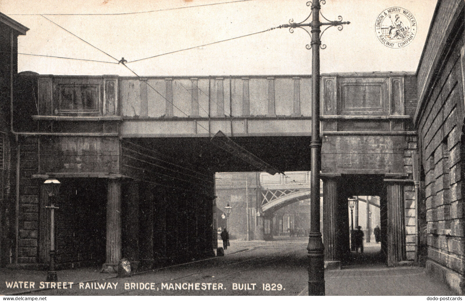 R332836 Water Street Railway Bridge. Manchester. Built 1829. London And North We - Autres & Non Classés