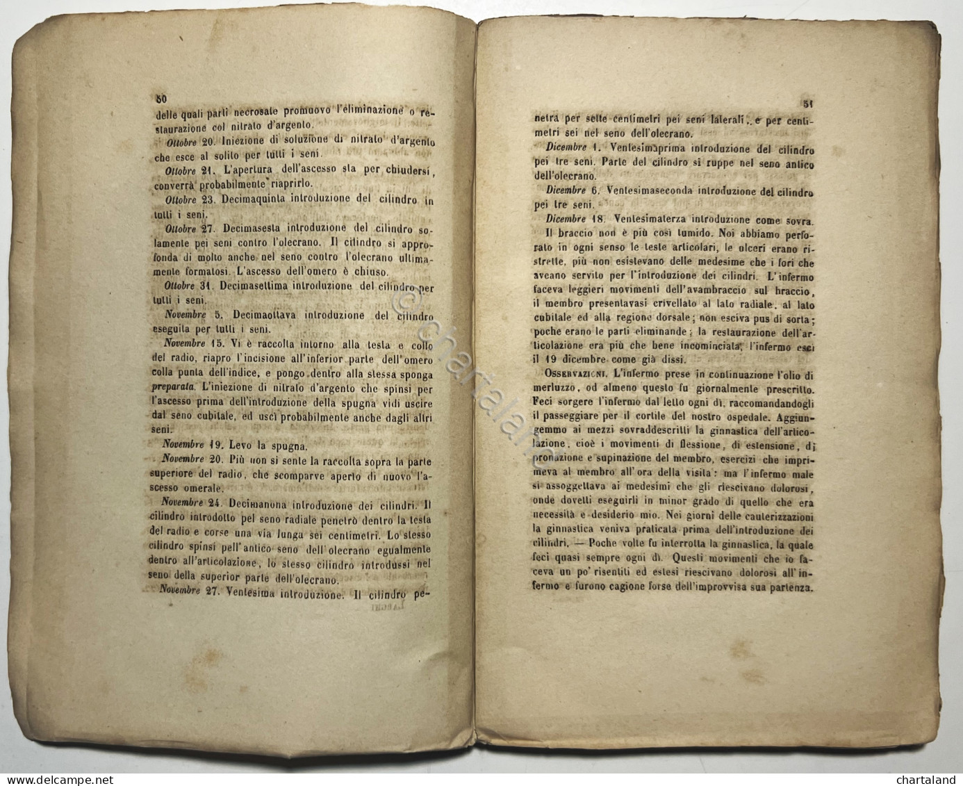 Clinica Chirurgica Del Dottore B. Larghi - Ed. 1862 - Other & Unclassified