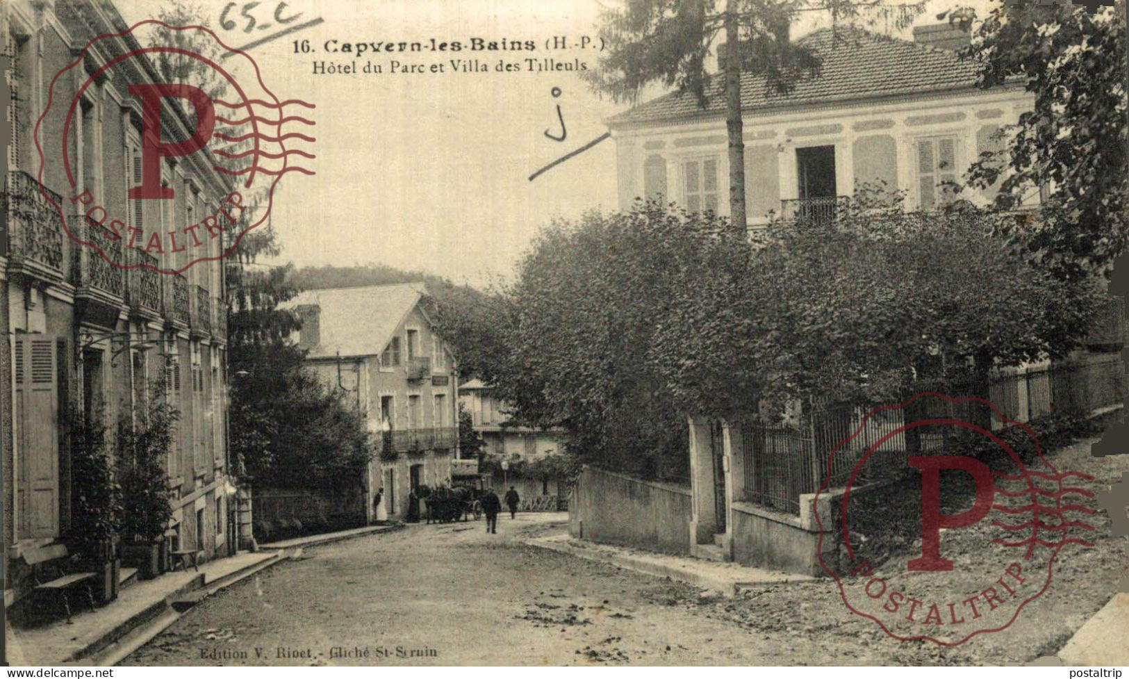 FRANCIA. FRANCE. Capvern Les Bains Hôtel Parc Et Villa Des Tilleuls - Autres & Non Classés