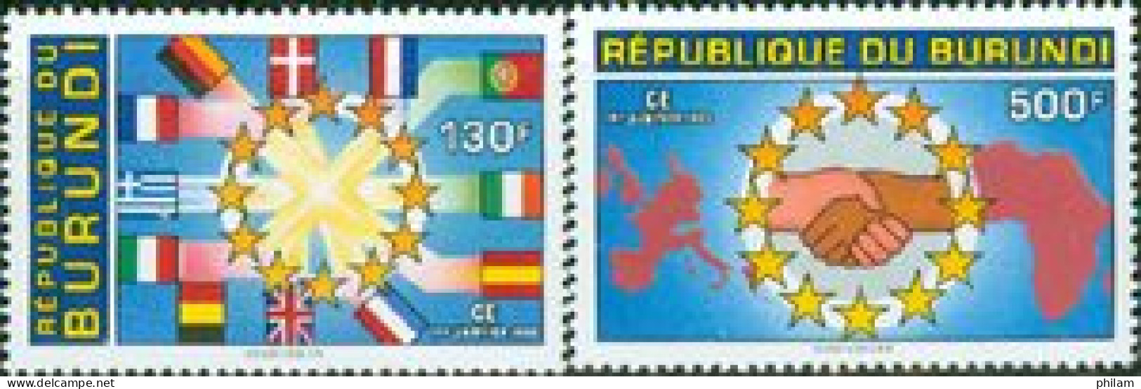 BURUNDI 1993 - Marché Unique Européen - Unused Stamps