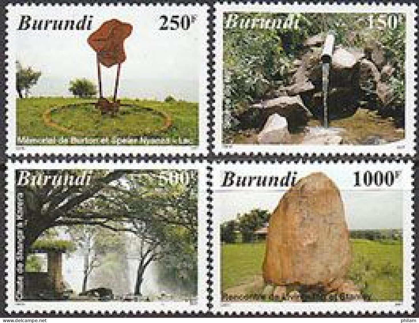 BURUNDI 2007 - Tourisme 4  V. - Ungebraucht