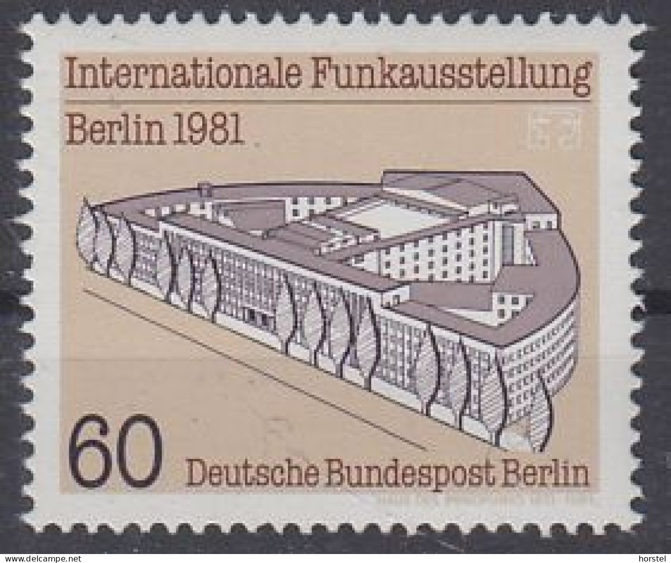 Berlin Mi.Nr. 649  - Internationale Funkausstellung IFA 1981 - Haus Des Rundfunks - Unused Stamps