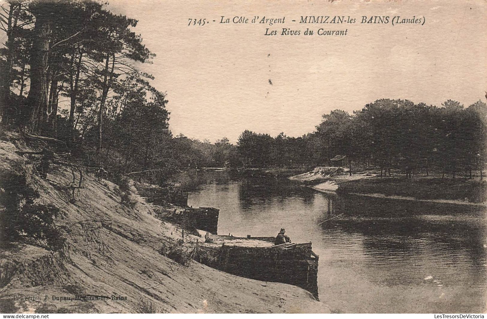 FRANCE - Mimizan Les Bains - Les Rives Du Courant - Carte Postale Ancienne - Mimizan