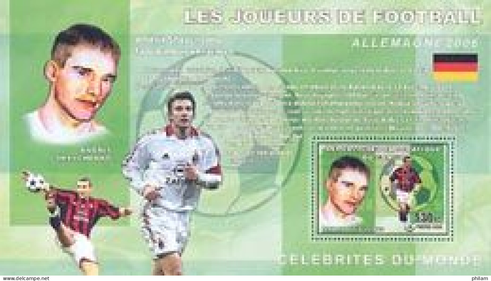 CONGO KINSHASA 2006 - Vedettes De Football -  Anfrey Shevchenko - BF - Nuovi