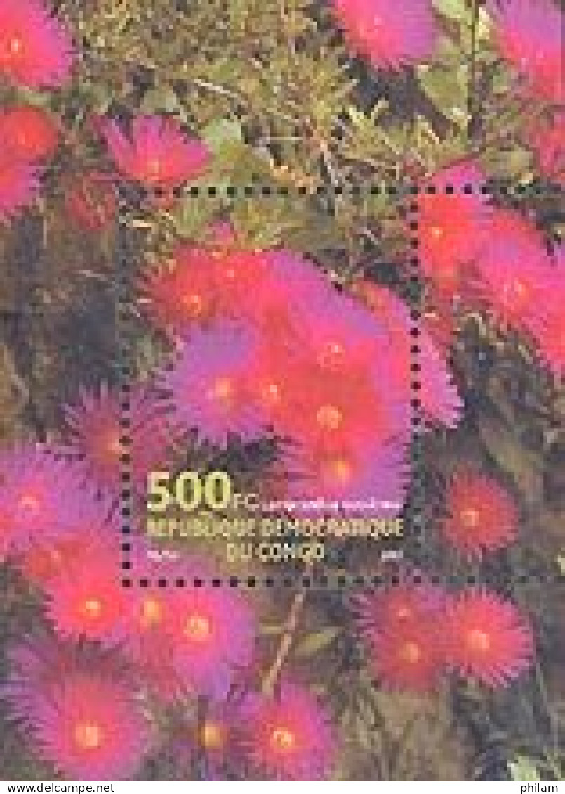 CONGO KINSHASA 2002 - Fleurs Locales - BF - Sonstige & Ohne Zuordnung