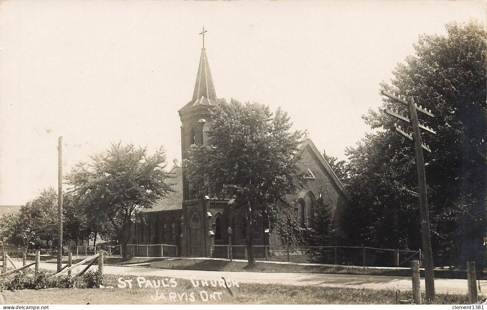 St Paul's Church Jarvis Photo Card - Altri & Non Classificati