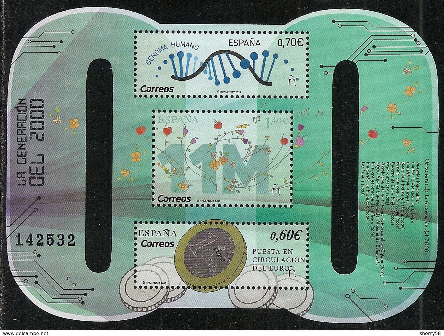 2019-ED. 5341 - La Generación Del 2000 -NUEVO - Unused Stamps