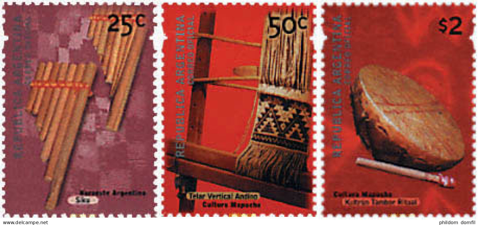 730701 MNH ARGENTINA 2000 OBJETOS TRADICIONALES - Unused Stamps