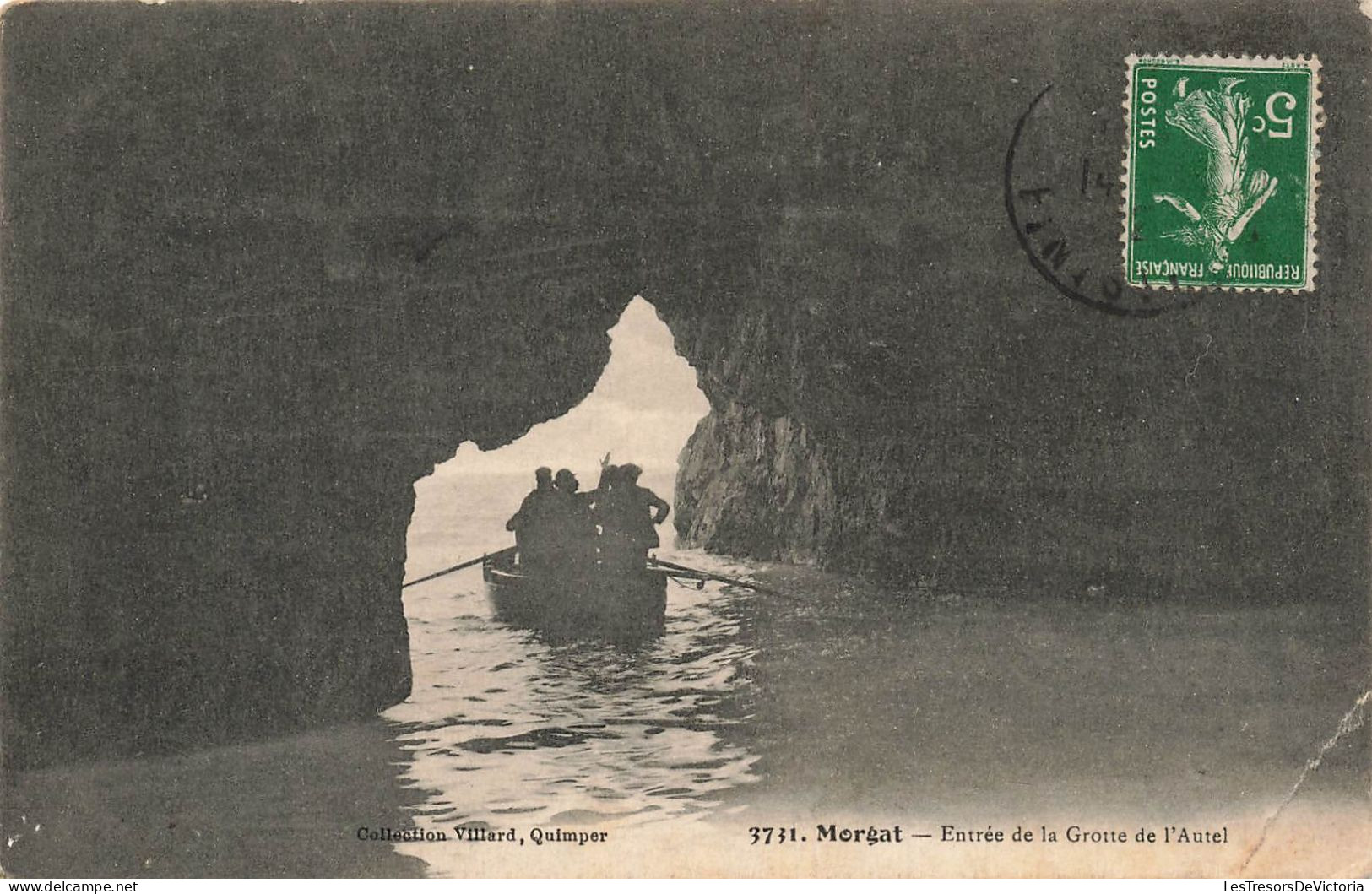 FRANCE - Morgat - Entrée De La Grotte De L'Autel - Carte Postale Ancienne - Morgat