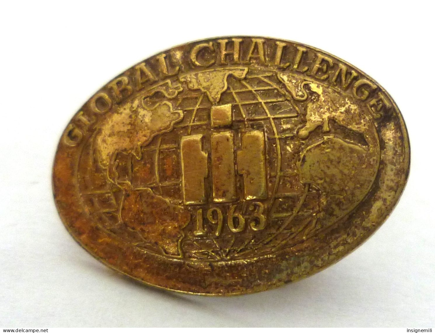 PIN' S IH INTERNATIONAL HARVESTER - "GLOBAL CHALLENGE 1963" - Altri & Non Classificati