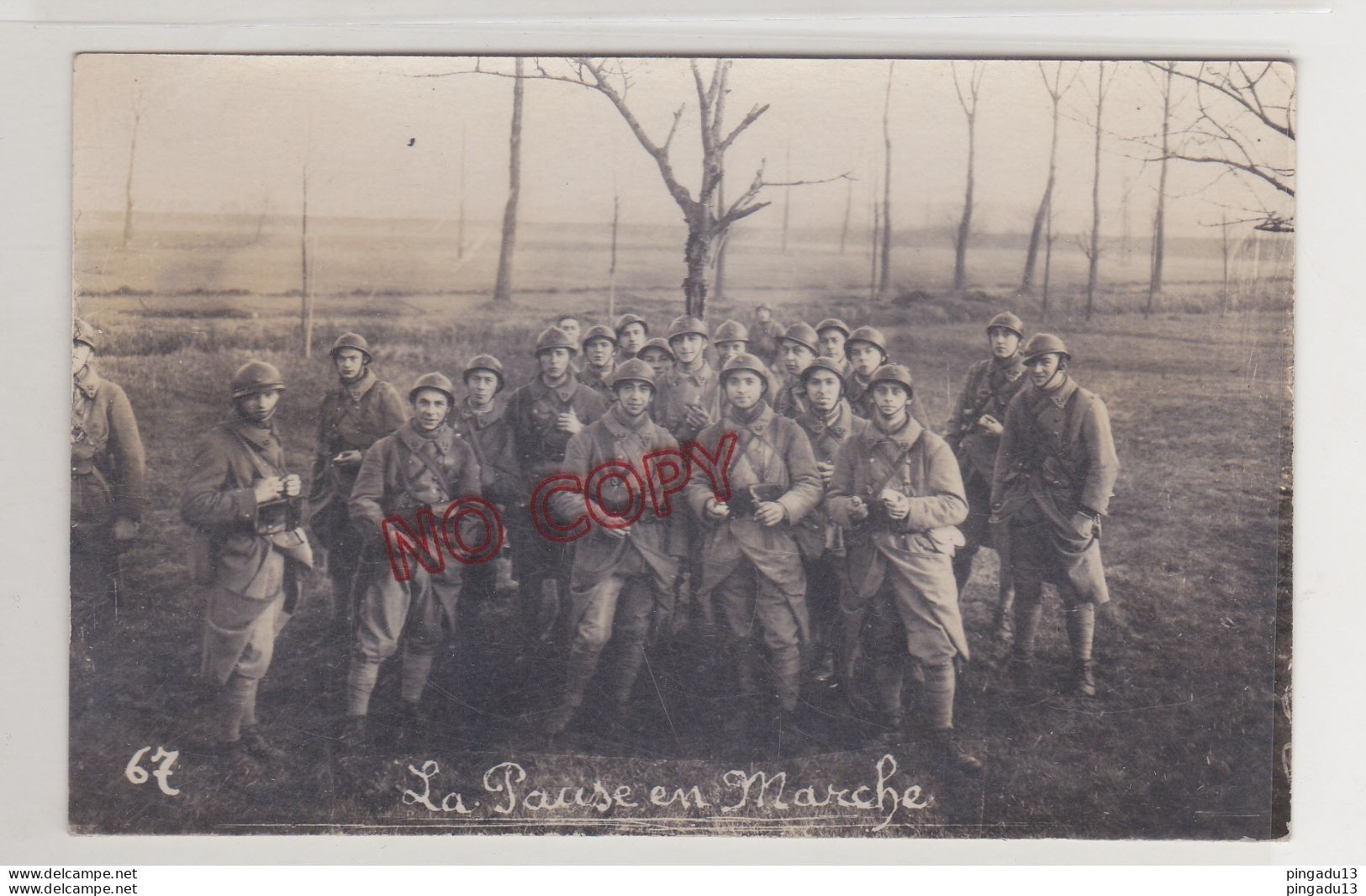 Fixe Carte Photo Militaria 23 E RI Régiment Infanterie Haguenau 1931-1932 La Pause En Marche - Régiments