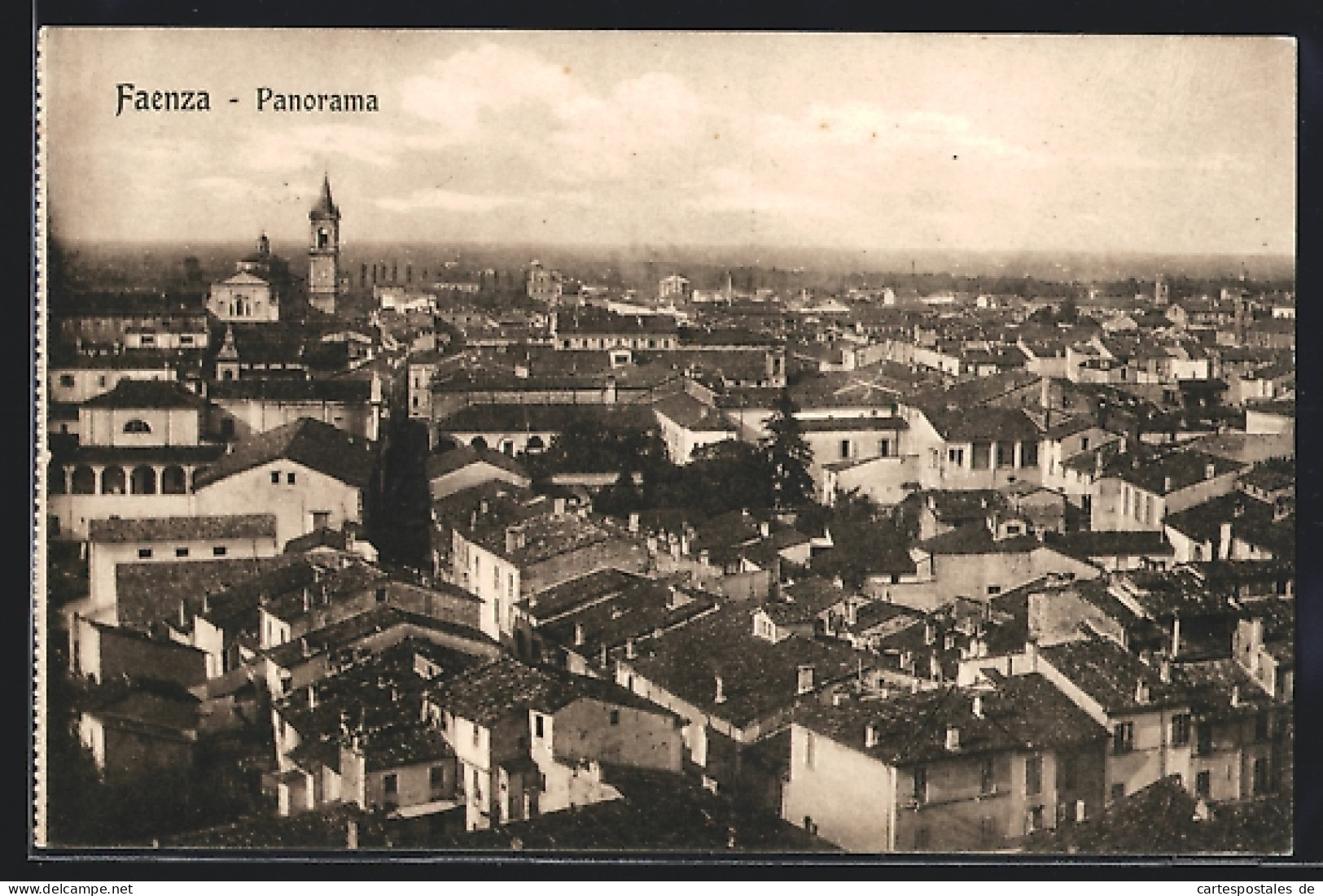 Cartolina Faenza, Panorama  - Faenza
