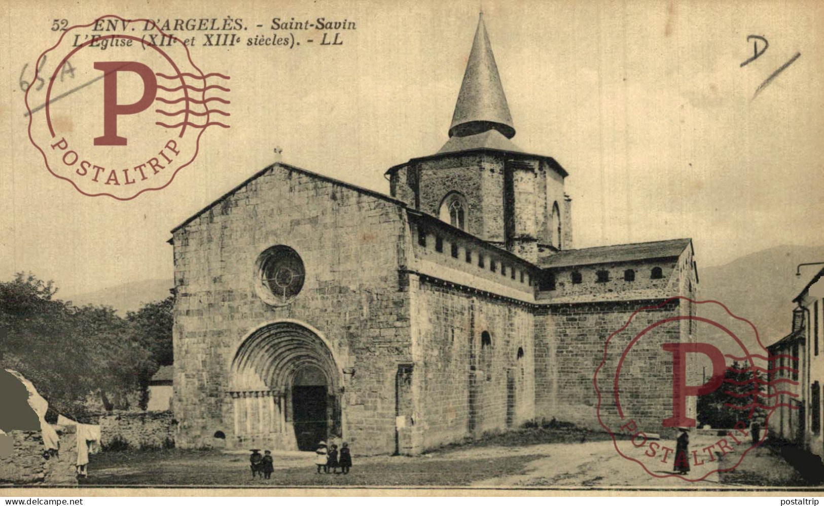 FRANCIA. FRANCE. St Saint SAVIN Env. ARGELES Eglise - Argeles Gazost