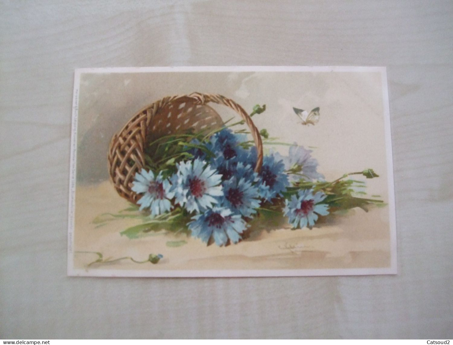 Carte Postale Ancienne CATHARINA KLEIN Bleuets - Klein, Catharina