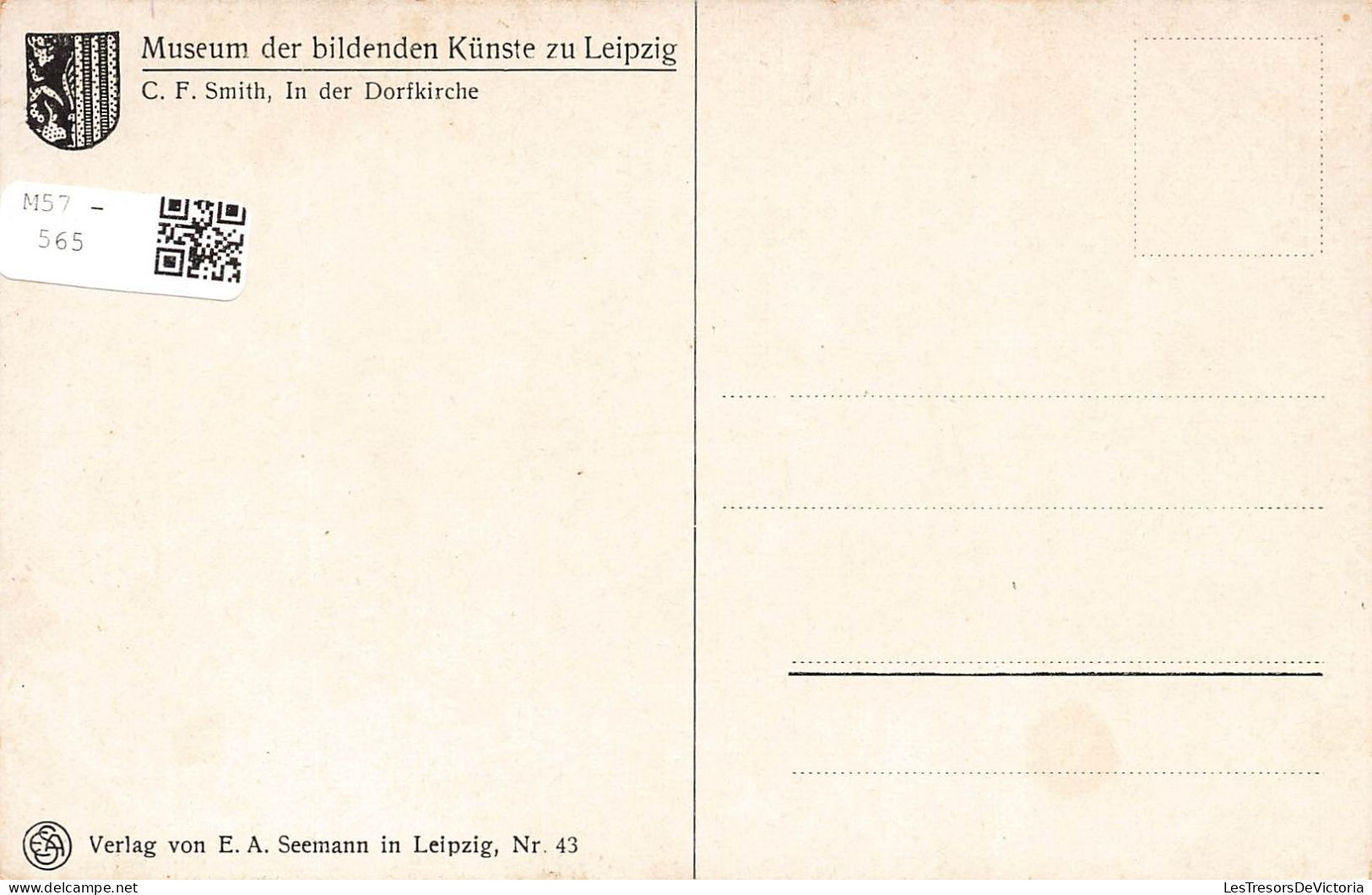 ALLEMAGNE - Museum Der Bildenden Künste Zu Leipzig - In Der Dorfkirche - Colorisé - Carte Postale Ancienne - Autres & Non Classés