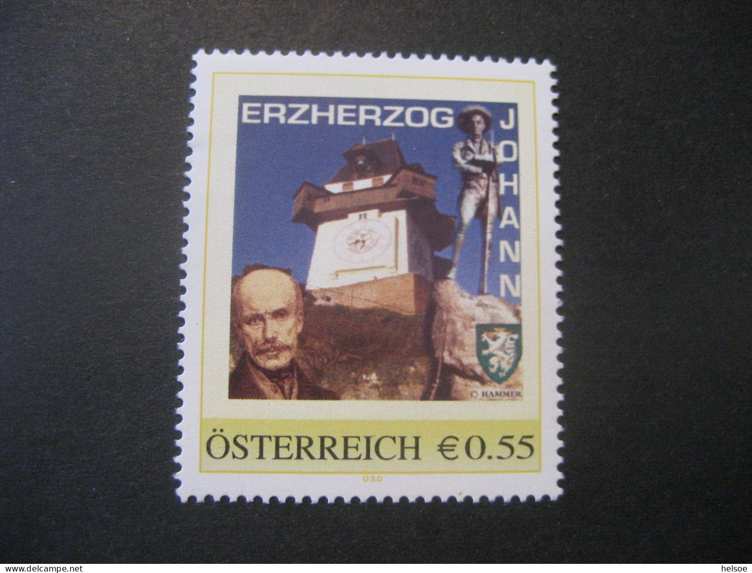 Österreich- PM Erzherzog Johann Ungebraucht - Timbres Personnalisés