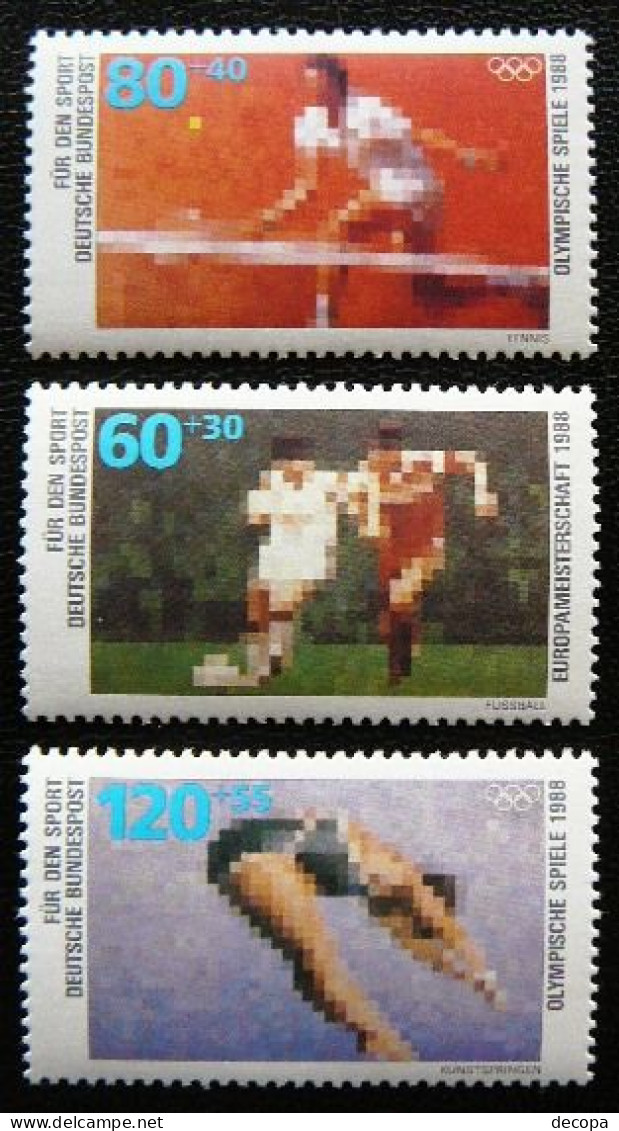 (dcos-255)   Germany  -  Allemagne  -  Duitsland       Michel  1353-55  -  Yvert   1185-87       MNH - Ungebraucht