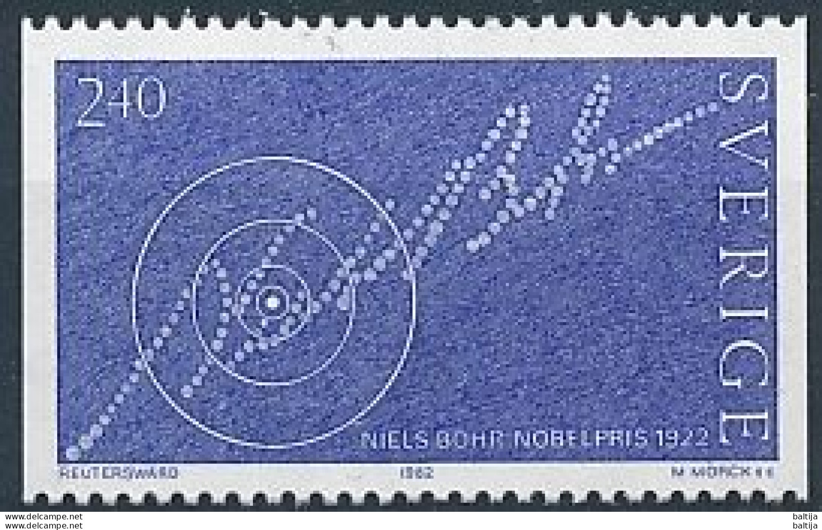 Sweden, Mi 1214 ** MNH / Niels Bohr's Atomic Model - Nobelpreisträger