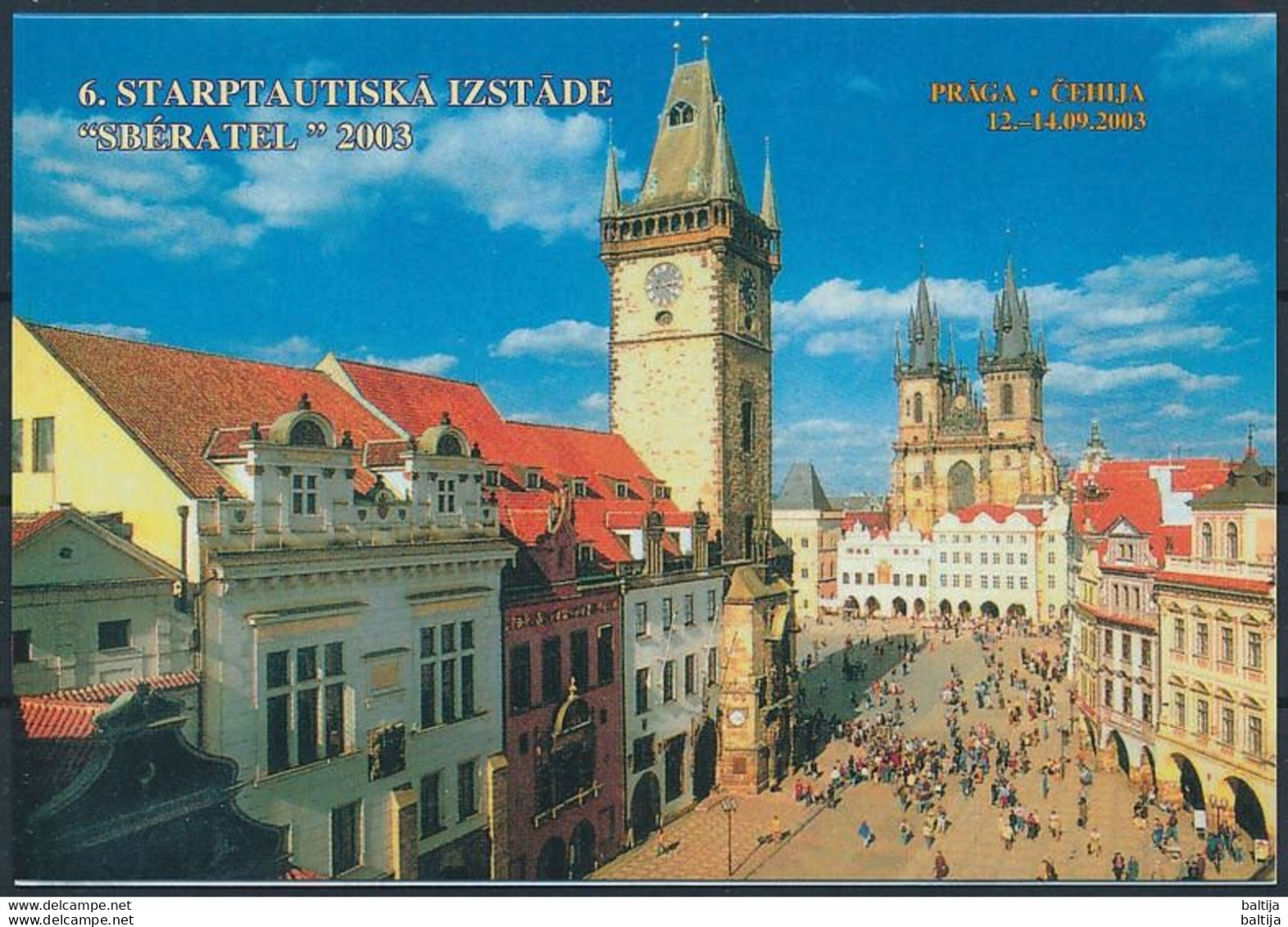 Latvia, Mi 595 ** MNH, Markenheft, Booklet / Fish, Atlantic Salmon, Salmo Salar / SBÉRATEL Prague 2003 - Peces